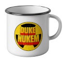 Duke Nukem Enamel Mug - White