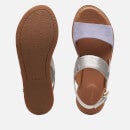 Clarks Women's Karsea Leather and Suede Sandals