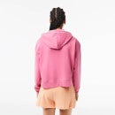 Lacoste Logo Cotton Hooded Sweatshirt - EU 36/UK 8
