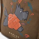 Radley Puffy Jacket Small Open Top Cotton-Blend Tote Bag