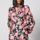 Cras Lindacras Floral-Print Satin Dress - EU 34/UK 6