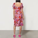PS Paul Smith Floral-Print Crepe de Chine Dress - IT 38/UK 6
