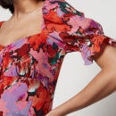 PS Paul Smith Floral-Print Crepe de Chine Dress - IT 38/UK 6