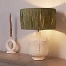 Face Table Lamp - Sage