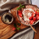 MIGHTY veganes Proteinpulver - Erdbeeren und Sahne
