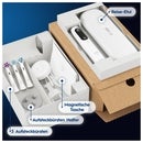 Oral-B iO Series 7 Plus Edition Elektrische Zahnbürste, Reiseetui, recycelbare Verpackung, White Alabaster