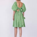 Damson Madder Adelaide Asymmetric Organic Cotton Mini Dress - UK 6