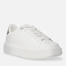 Steve Madden Catcher Faux Leather Trainers - UK 3