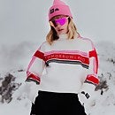 Tomorrowland X ellesse Strick-Sweatshirt Weiß für Damen