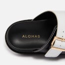 ALOHAS Women's Buckle Strap Leather Sandals - UK 3.5