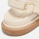 ALOHAS Women's Buckle Up Leather Sandals - UK 3.5