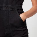 Good American The Fit For Success Stretch-Denim Jumpsuit