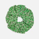 Damson Madder Two-Pack Floral Cotton-Gauze Scrunchies
