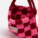 Damson Madder Checkerboard Crochet Bag