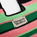 Damson Madder Striped Crochet Bag