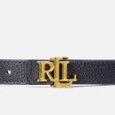Lauren Ralph Lauren Rev 20 Leather Skinny Belt