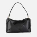 Valentino Ibiza Diamond Quilted Faux Leather Shoulder Bag