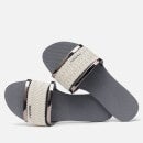 Havaianas Trancoso Woven Rubber Slide Sandals - UK 3/4