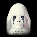 American Horror Story Crying White Nun Women's Cropped Sweatshirt - Black