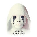 American Horror Story Crying White Nun Hoodie - White