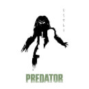 Predator Silhouette Poster Hoodie - White