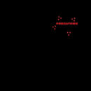 Predator Targeted Logo Hoodie - Black