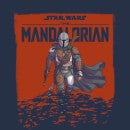 Star Wars The Mandalorian Storm Men's T-Shirt - Navy