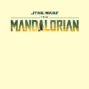 Star Wars The Mandalorian Sunset Logo Men's T-Shirt - Cream