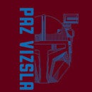 Star Wars The Mandalorian Paz Vizsla Men's T-Shirt - Burgundy