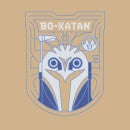 Star Wars The Mandalorian Bo-Katan Badge Men's T-Shirt - Tan