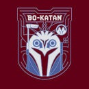 Star Wars The Mandalorian Bo-Katan Badge Hoodie - Burgundy