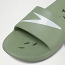 Men's Speedo Slides Green