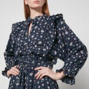 Stella Nova Barbara Floral-Print Cotton Midi Dress - DK 34/UK 8