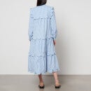 Stella Nova Loan Tiered Gingham Cotton-Seersucker Dress - DK 34/UK 8