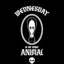 The Addams Family Wednesday Is My Spirit Animal Men's T-Shirt - Black