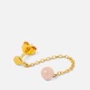 LULU Copenhagen Gold-Plated Rose Quartz Earring