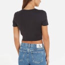 Calvin Klein Jeans Model-Blend Twisted Cropped Top - M