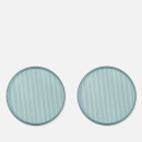 Liewood Johs Picnic Plates - Sea Blue (Set of 2)