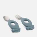 Liewood Stanley Baby Cutlery Set - Dino/Whale Blue