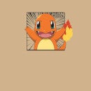 Pokémon Pokédex Charmander #0004 Hombre Camiseta - Tostado