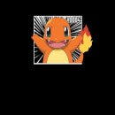 Pokémon Pokédex Charmander #0004 Hombre Camiseta - Negro