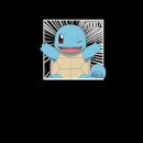 Pokémon Pokédex Squirtle #0007 Camiseta Hombre - Negro