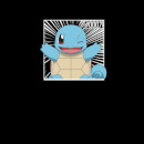 Pokémon Pokédex Squirtle #0007 Camiseta Mujer - Negro