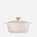 Le Creuset Signature Cast Iron Round Casserole Dish - 24cm - Shell Pink