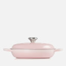 Le Creuset Signature Cast Iron Shallow Casserole Dish - 30cm - Shell Pink