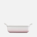 Le Creuset Stoneware Deep Rectangular Oven Dish - 19cm - Shell Pink