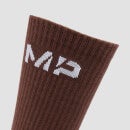 MP Unisex Crew Socks (3-pak) – Dark Brown/Light Taupe/Creme