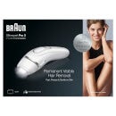 Braun Silk-Expert Pro 3 PL3020 IPL für Damen & Herren, dauerhaft sichtbare Haarentfernung, weiß/silber