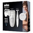 Braun Silk-épil 5 5-805, Epilator for Beginners for Gentle Hair Removal, White/Grey