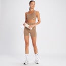 Pantalón corto de ciclismo sin costuras Shape para mujer de MP - Toffee - L
